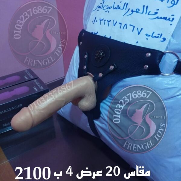 ⁦قضيب صناعي سيلكون اصلي مقاس 20 عرض 4 سم⁩ - الصورة ⁦2⁩