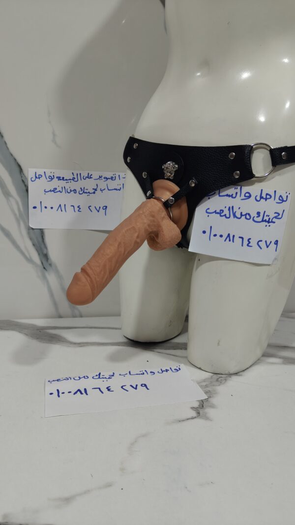 ⁦قضيب صناعي سيلكون طبي 20 عرض 3.7 سم⁩ - الصورة ⁦4⁩